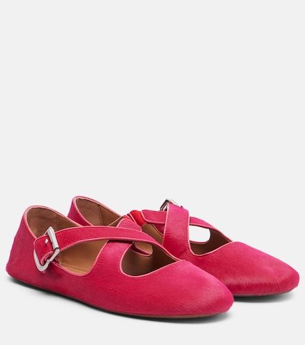 Alaïa Ballerines en cuir façon poulain - Alaia - Modalova