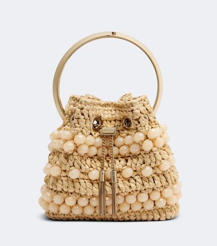 Sac seau Bon Bon Small en raphia - Jimmy Choo - Modalova