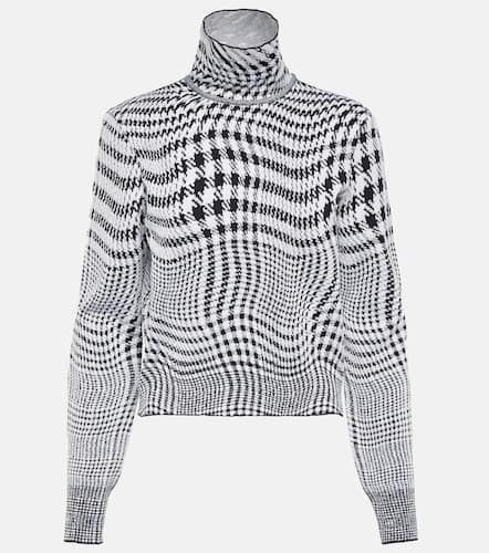 Pull en laine mélangée à carreaux - Burberry - Modalova