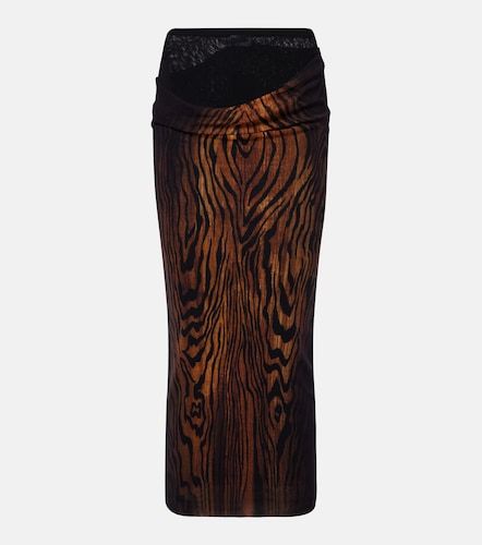 Jupe midi Wood en tulle - Jean Paul Gaultier - Modalova