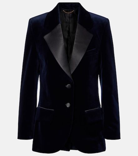 Blazer en velours et coton mélangé - Victoria Beckham - Modalova