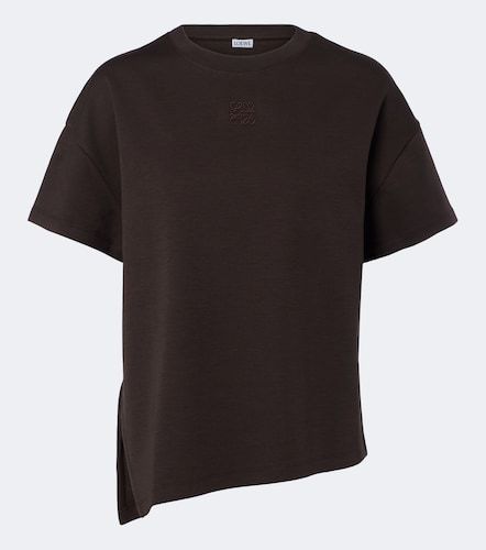 T-shirt asymétrique Anagram en coton mélangé - Loewe - Modalova