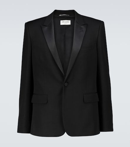 Veste de smoking en laine - Saint Laurent - Modalova