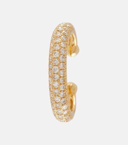 Boucle d'oreille Jumbo Pavé en or jaune 18 ct et diamants - Shay Jewelry - Modalova