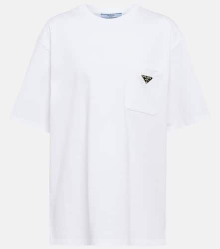 Prada T-shirt en coton à logo - Prada - Modalova
