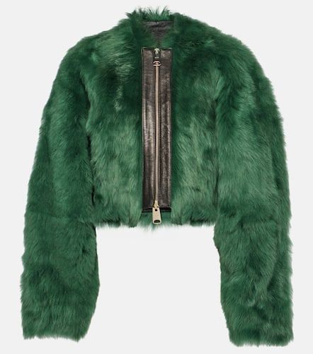 Veste Gracell en shearling et cuir - Khaite - Modalova