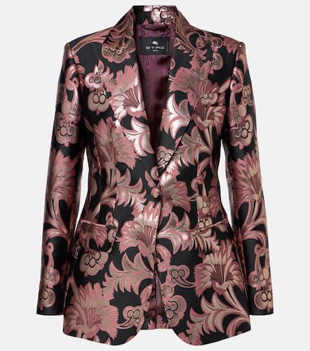 Etro Blazer en jacquard à fleurs - Etro - Modalova