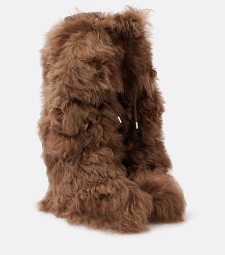 Bottes après-ski Gaia High en shearling - Moncler Grenoble - Modalova