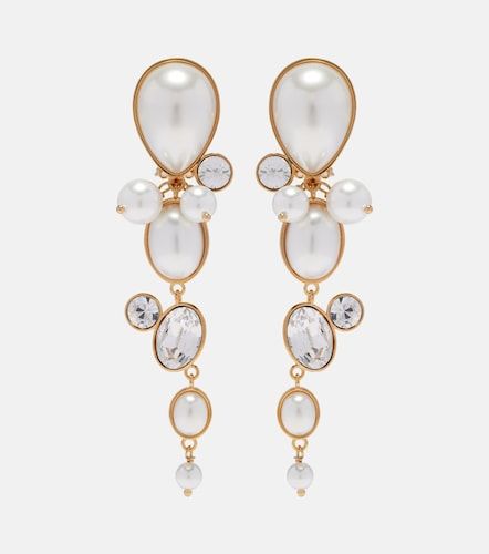 Boucles d'oreilles clip à ornements - Oscar de la Renta - Modalova