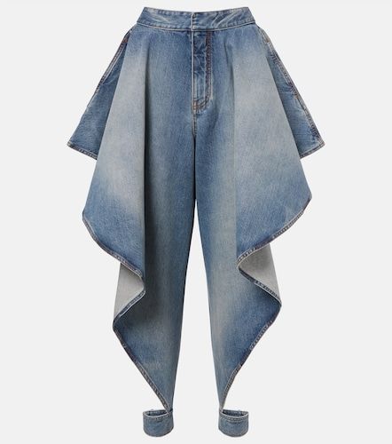 Alaïa Jean tapered à volants - Alaia - Modalova