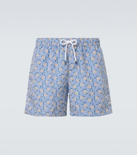 Short de bain Madeira à imprimé - Fedeli - Modalova