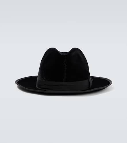 Giorgio Armani Fedora en velours - Giorgio Armani - Modalova