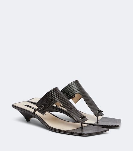 Mules Edge en cuir façon serpent - Christen - Modalova