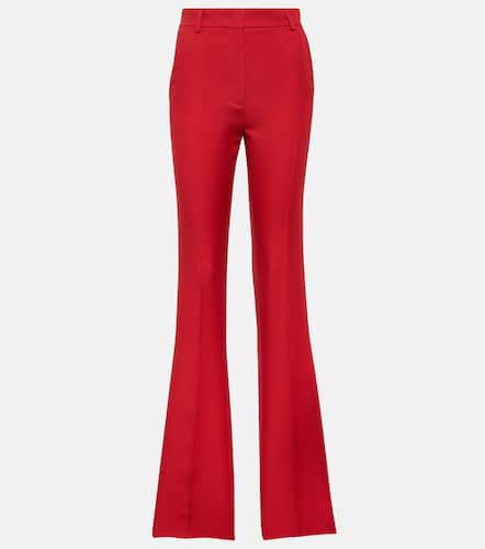 Pantalon évasé à taille haute en Crêpe Couture - Valentino - Modalova