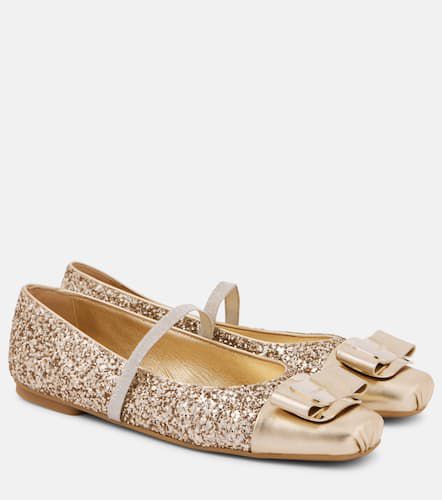 Ballerines Zina à paillettes - Ferragamo - Modalova