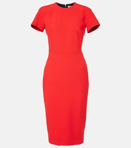 Robe midi en crêpe - Victoria Beckham - Modalova