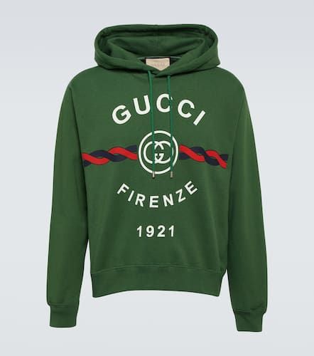 Sweat-shirt à capuche Interlocking G en coton - Gucci - Modalova