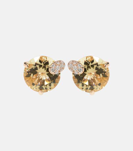 Boucles d'oreilles Peekaboo en or rose 18 ct, béryls et diamants - Bucherer Fine Jewellery - Modalova