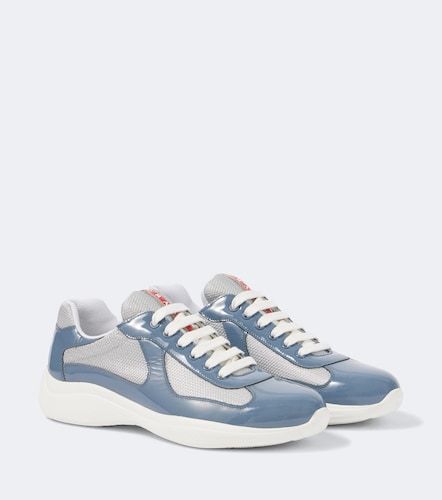 Baskets America's Cup en cuir verni - Prada - Modalova