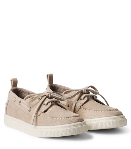 Chaussures bateau Loic en daim - Bonpoint - Modalova
