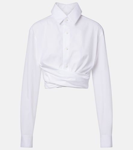 Chemise cropped en coton - Jean Paul Gaultier - Modalova