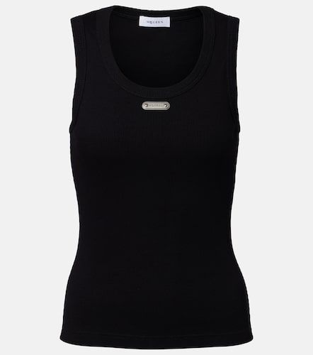 McQueen Top à logo en coton - McQueen - Modalova