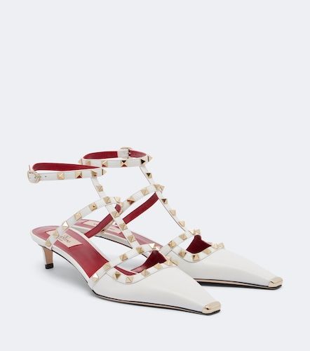 Escarpins Rockstud en cuir - Valentino Garavani - Modalova