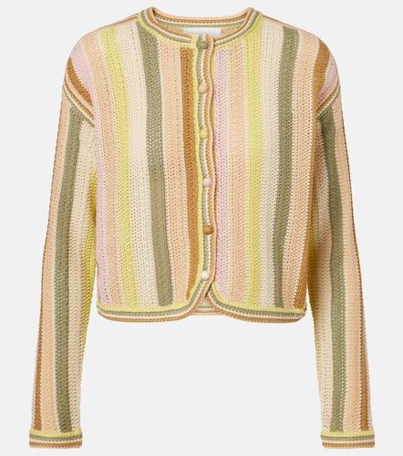 Cardigan Indra en coton à rayures - Zimmermann - Modalova