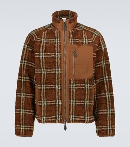 Veste polaire à carreaux - Burberry - Modalova