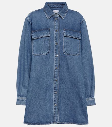 Robe chemise en denim de coton - Frame - Modalova