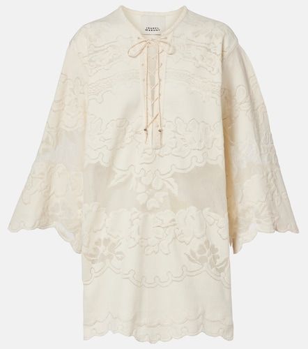 Robe Solara en coton mélangé à broderie - Isabel Marant - Modalova