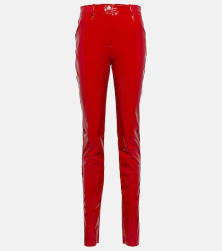 Pantalon skinny à taille haute en PVC - Victoria Beckham - Modalova