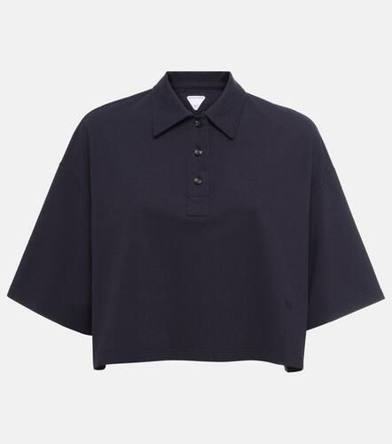 Polo raccourci en coton mélangé - Bottega Veneta - Modalova