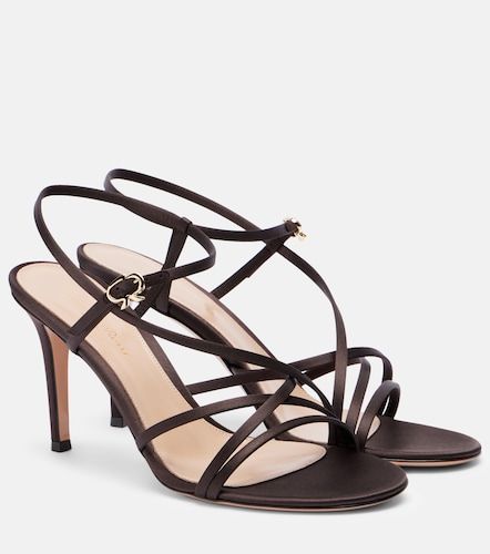Sandales Strappy 85 en satin - Gianvito Rossi - Modalova