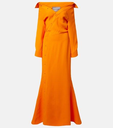 Robe en soie à épaules dénudées - Balenciaga - Modalova