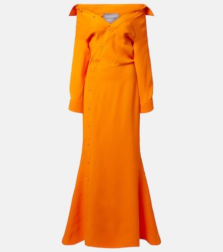 Robe en soie à épaules dénudées - Balenciaga - Modalova