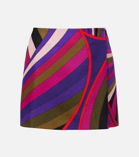 Jupe portefeuille Iride en soie - Pucci - Modalova