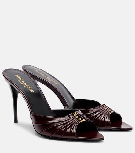 Mules Babylone Cassandre en cuir - Saint Laurent - Modalova