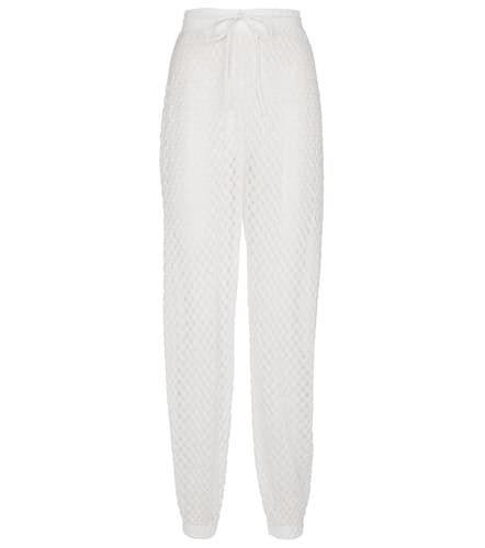 Pantalon taille haute en maille zigzag - Missoni Mare - Modalova