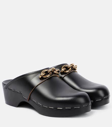 Mules Le Maillon en cuir à ornements - Saint Laurent - Modalova