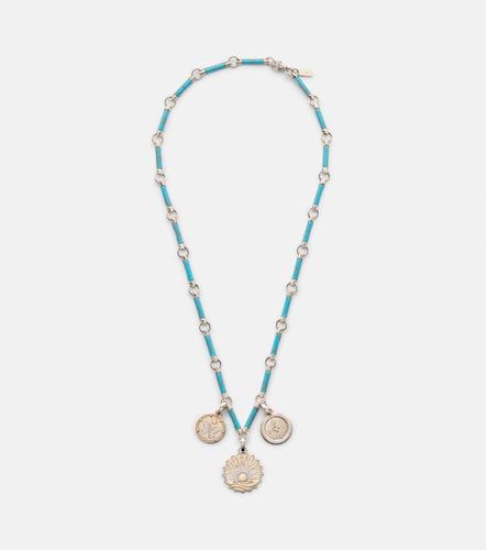 Collier Element en or 18 ct, turquoise et diamants - FoundRae - Modalova
