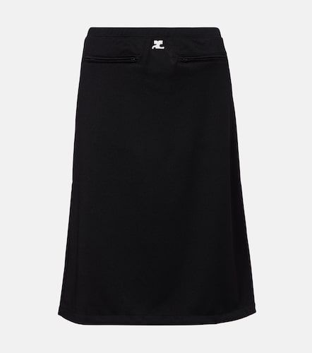 Courrèges Jupe midi Interlock Tracksuit - Courreges - Modalova
