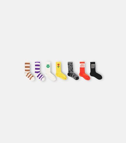 Set de 7 paires de chaussettes en coton mélangé - Mini Rodini - Modalova