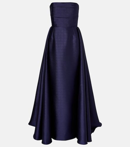 Robe longue bustier en satin - Solace London - Modalova
