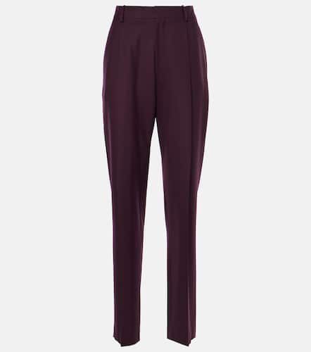 Pantalon chino en laine mélangée - Victoria Beckham - Modalova