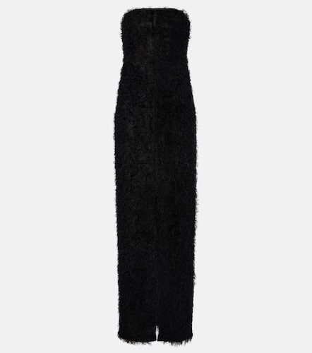 Robe midi bustier en fil coupé - Toteme - Modalova