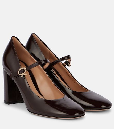 Escarpins Mary Jane 85 en cuir verni - Gianvito Rossi - Modalova