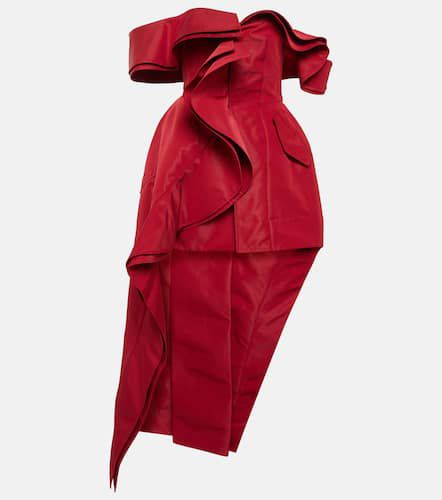 Robe longue asymétrique - Alexander McQueen - Modalova
