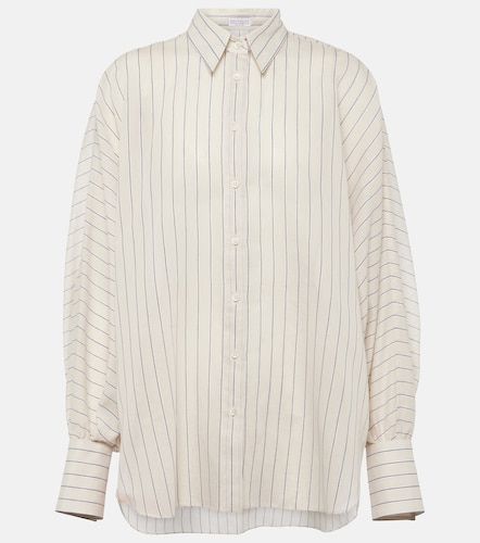 Chemise en coton mélangé lamé - Brunello Cucinelli - Modalova
