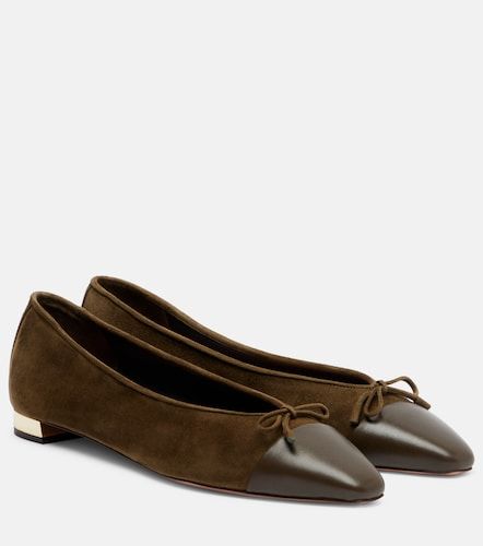 Ballerines Gioia en daim et cuir - Aquazzura - Modalova